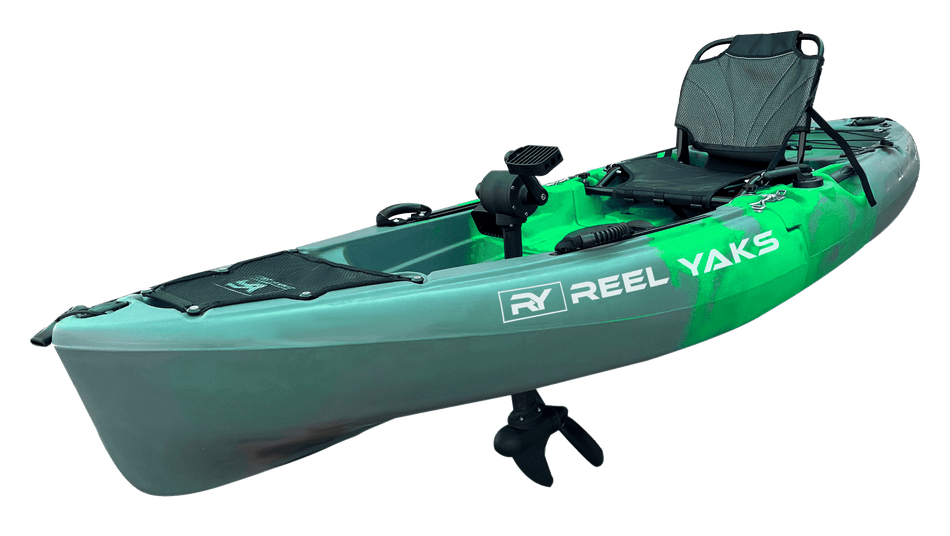9.5ft Raptor Modular Propeller Drive Pedal Fishing Kayak | 380lbs Capacity | 2 Piece - Get Tight Gear