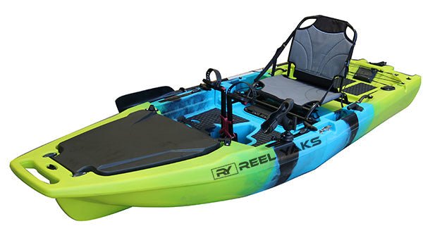 9.8ft Rocket Fin Drive Modular Pedal Fishing Kayak | 400lbs Capacity | 2 Piece - Get Tight Gear