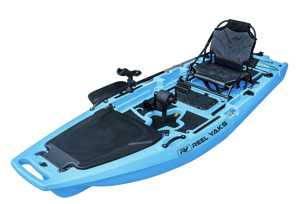 9.8ft Rocket Propeller Drive Modular Pedal Fishing Kayak | 400lbs Capacity | 2 Piece - Get Tight Gear