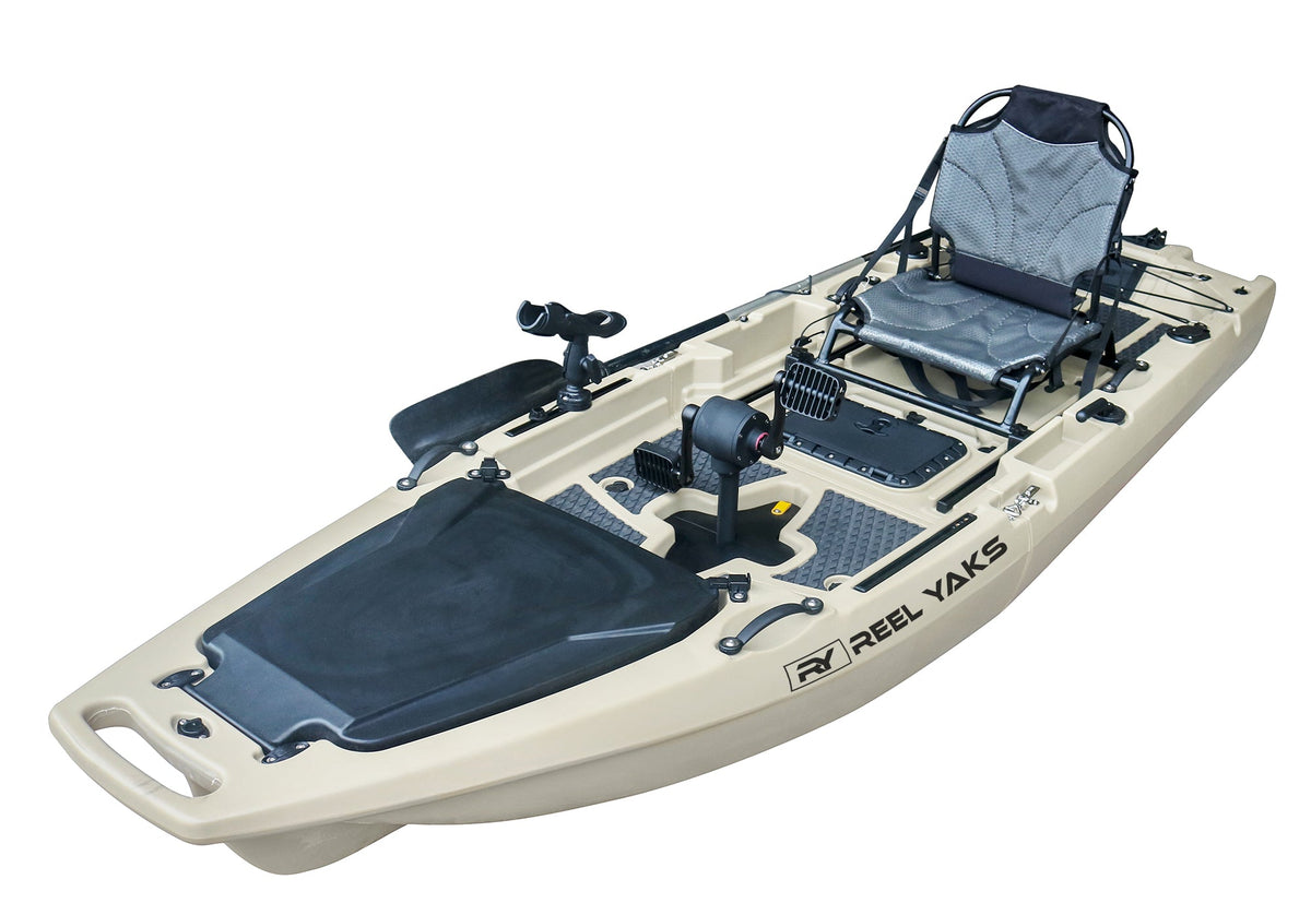 9.8ft Rocket Propeller Drive Modular Pedal Fishing Kayak | 400lbs Capacity | 2 Piece - Get Tight Gear