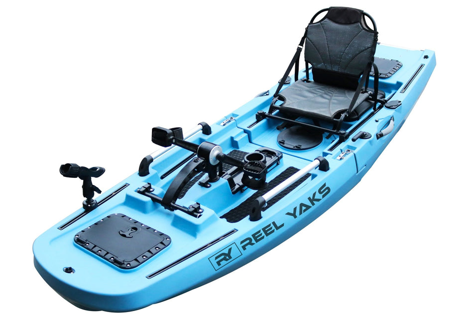 9.8ft Rogue Modular Propeller Drive Pedal Fishing Kayak | 400lbs Capacity | 2 Piece - Get Tight Gear