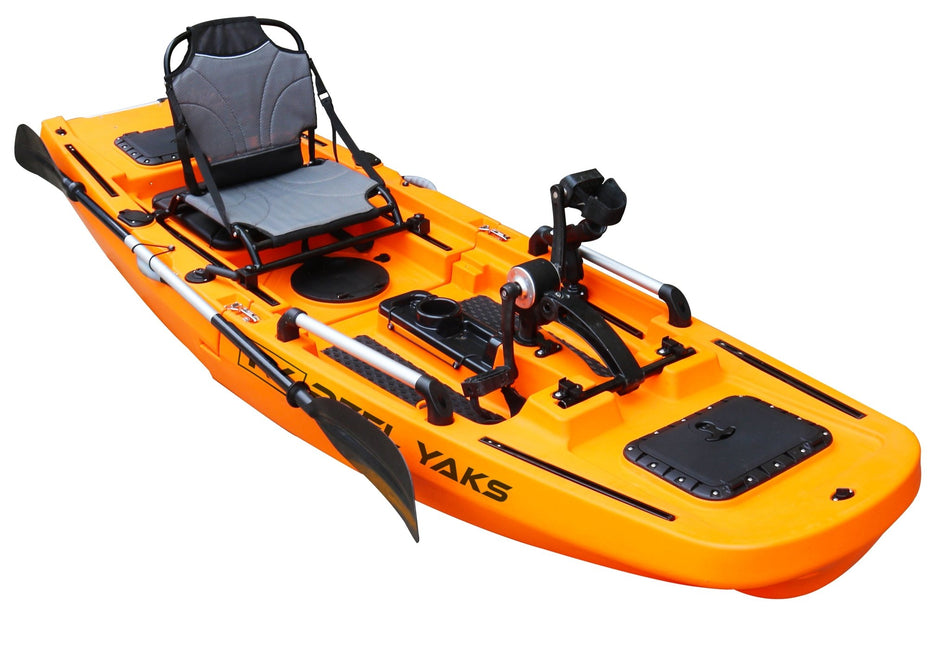 9.8ft Rogue Modular Propeller Drive Pedal Fishing Kayak | 400lbs Capacity | 2 Piece - Get Tight Gear