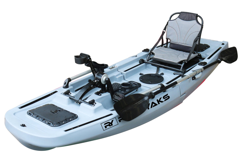 9.8ft Rogue Modular Propeller Drive Pedal Fishing Kayak | 400lbs Capacity | 2 Piece - Get Tight Gear