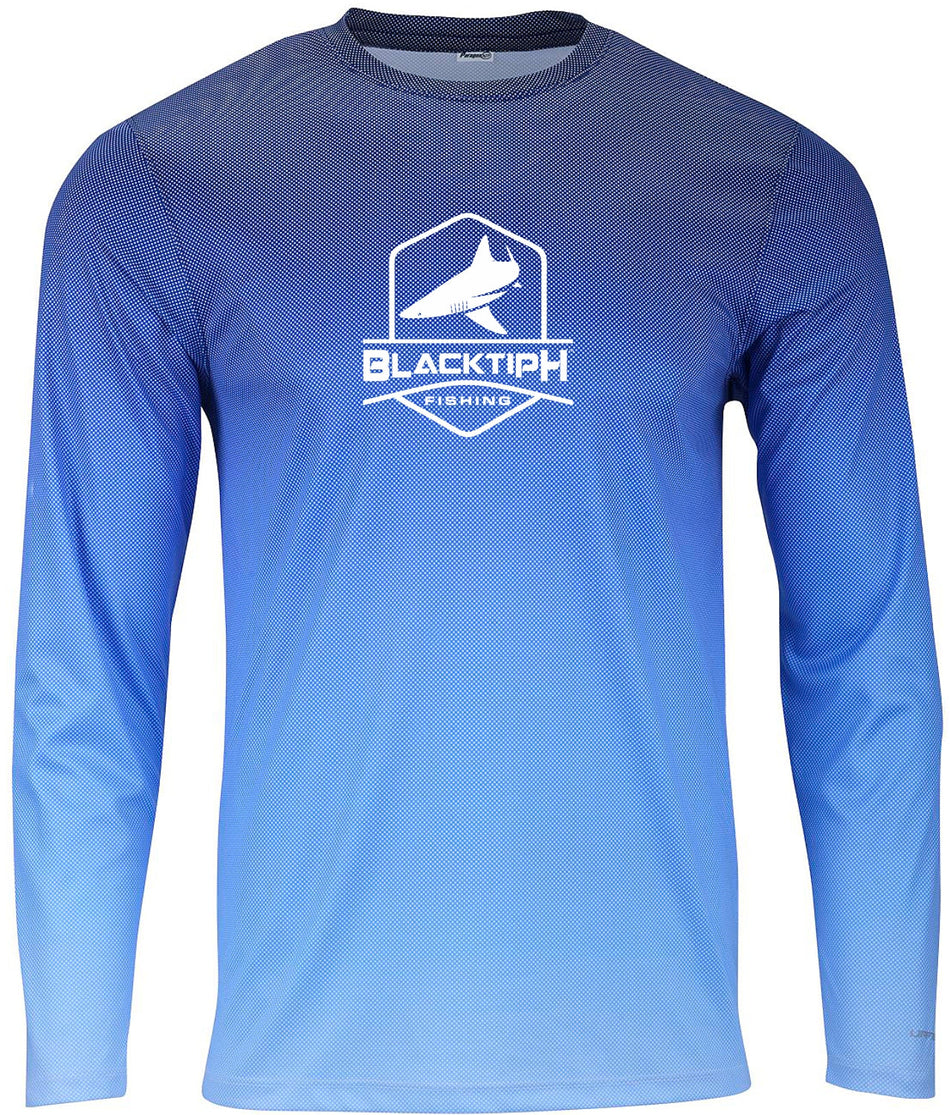 Faded Blue Interlock Performance Shirt