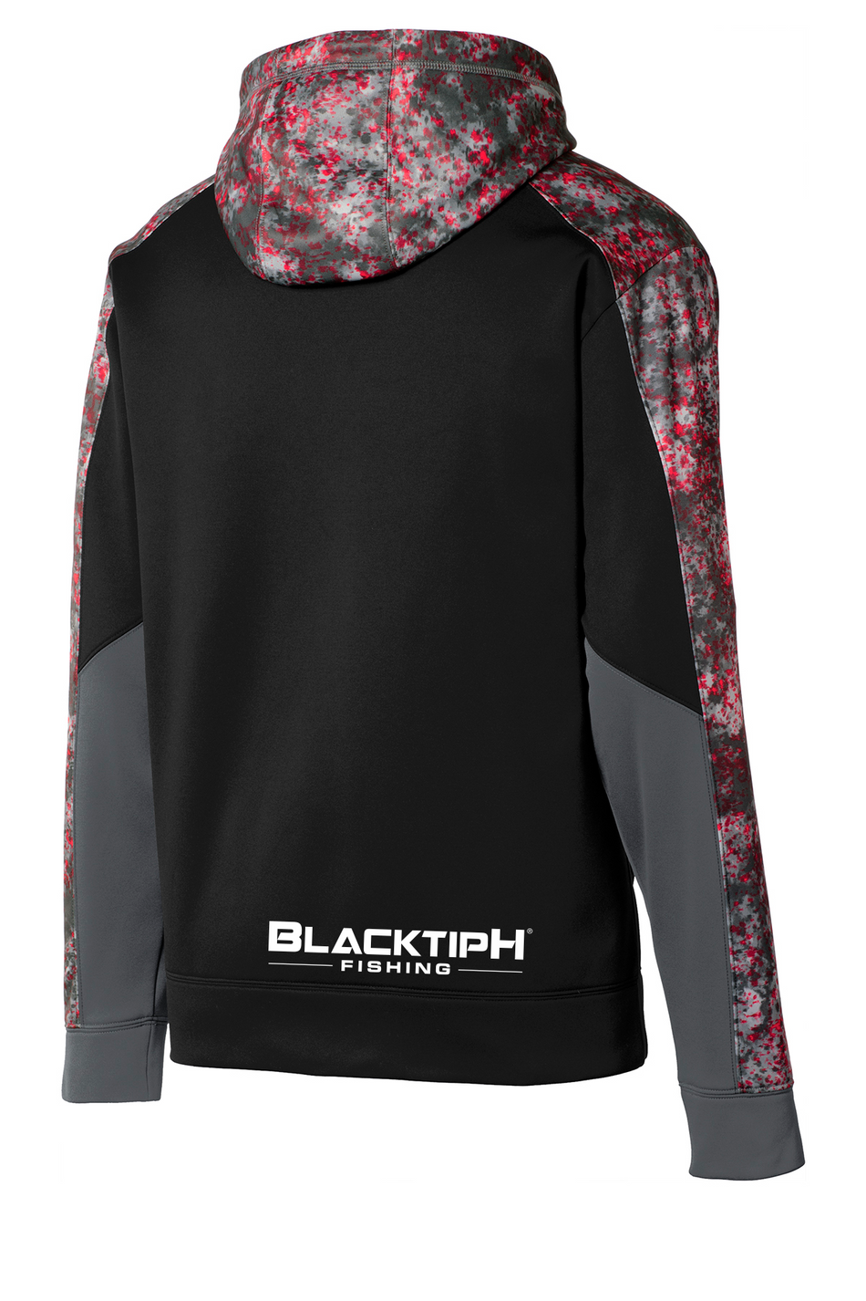 Deep Red Youth Mineral Freeze Fleece Hooded Pullover