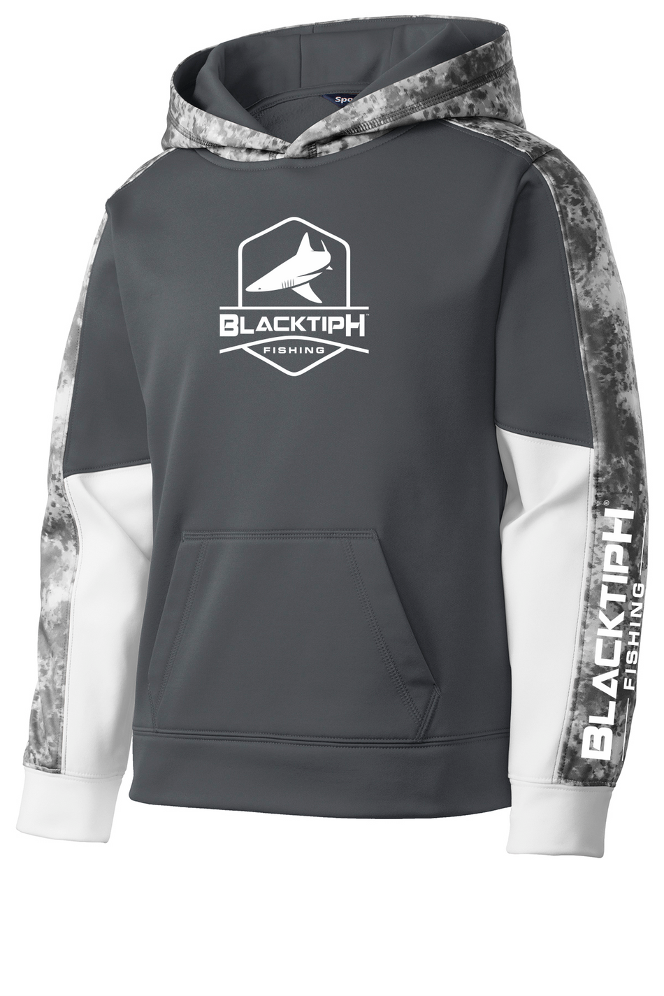 Grey Youth Mineral Freeze Fleece Hooded Pullover
