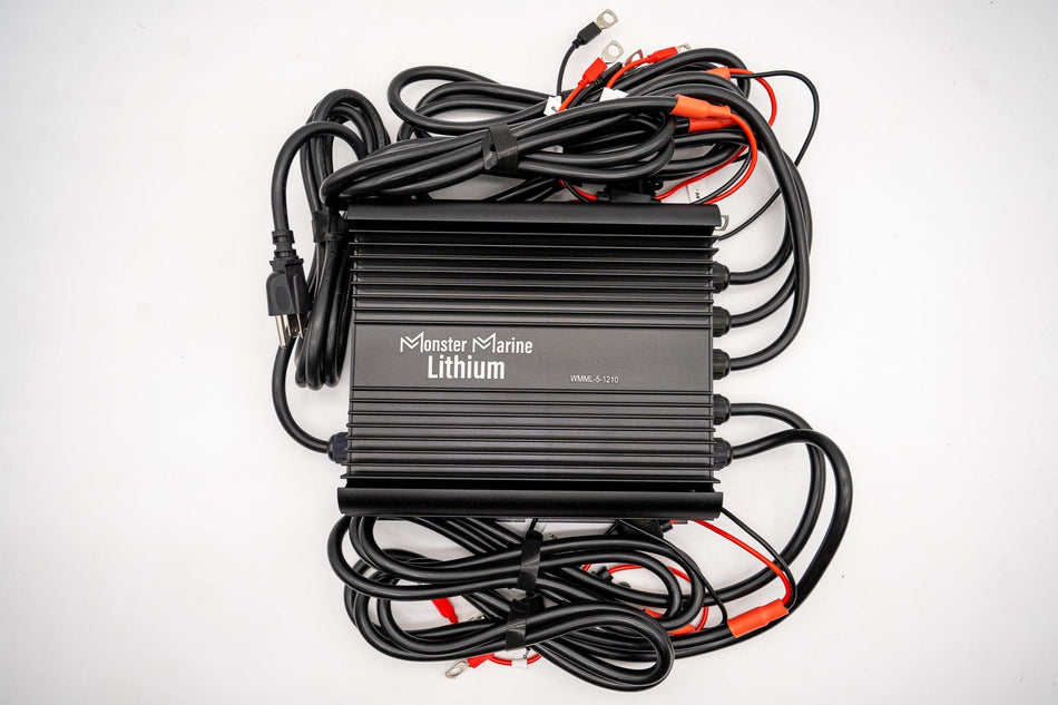 5 Bank Lithium/Lead/AGM Marine Waterproof Battery Charger