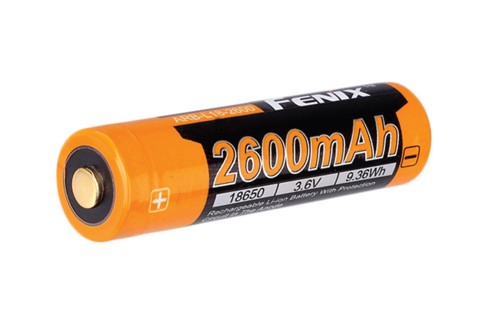 Fenix ARB-L18-2600 High-Capacity 18650 Battery - 2600mAh