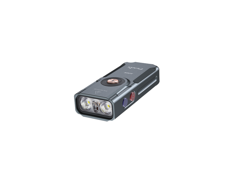 Fenix E06R Keychain Light with White, UV, and Red Laser Lights