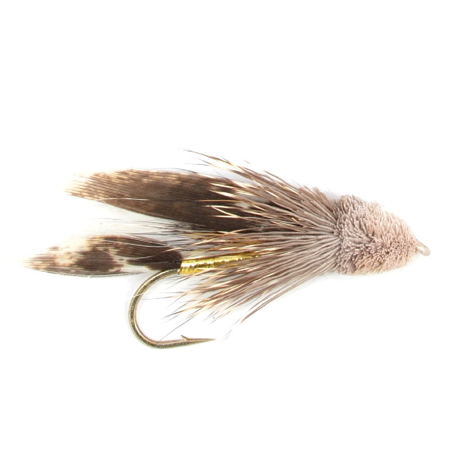 Muddler Minnow Fly Fishing Flies - Classic Bass and Trout Streamers - 1 Dozen Flies Hook Size 10