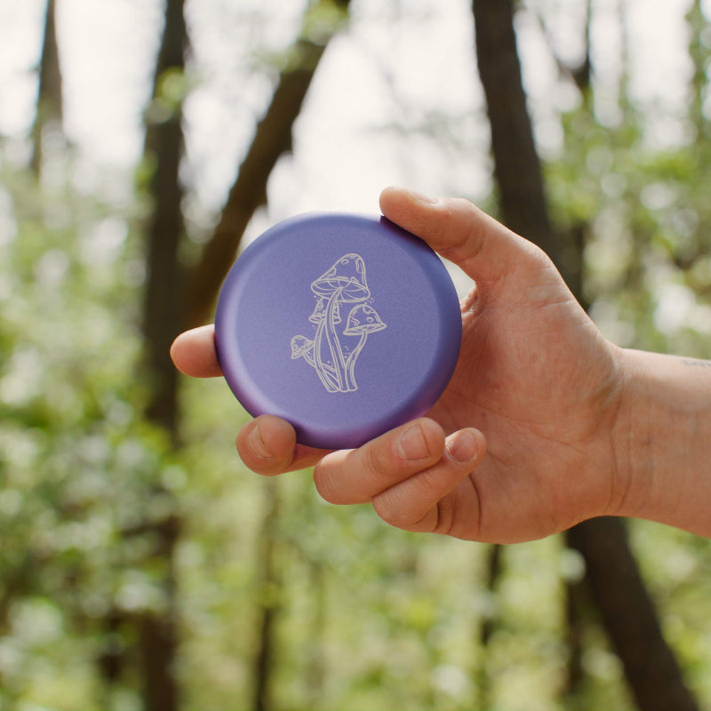 Aluminum Purple Mushroom Dirty Birdie Mini Marker