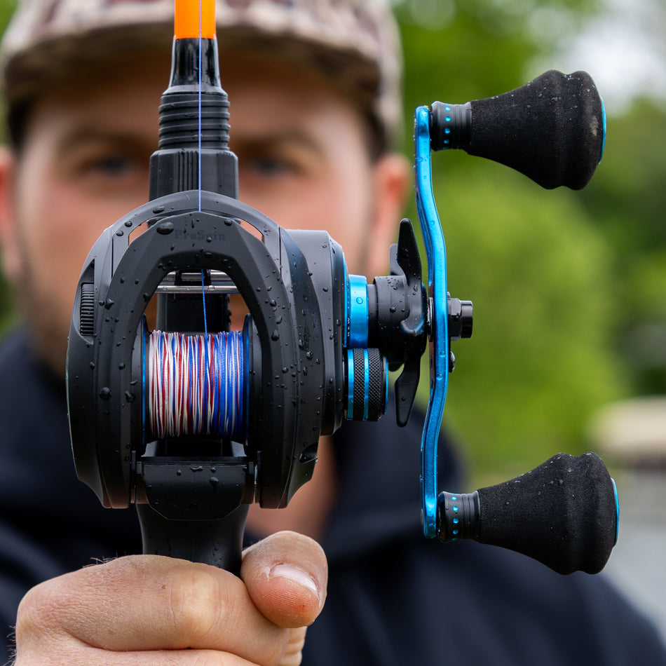 Reaction Tackle Baitcasting Fishing Reel – ProSpin Edition - 6.8:1 Gear Ratio - NEW