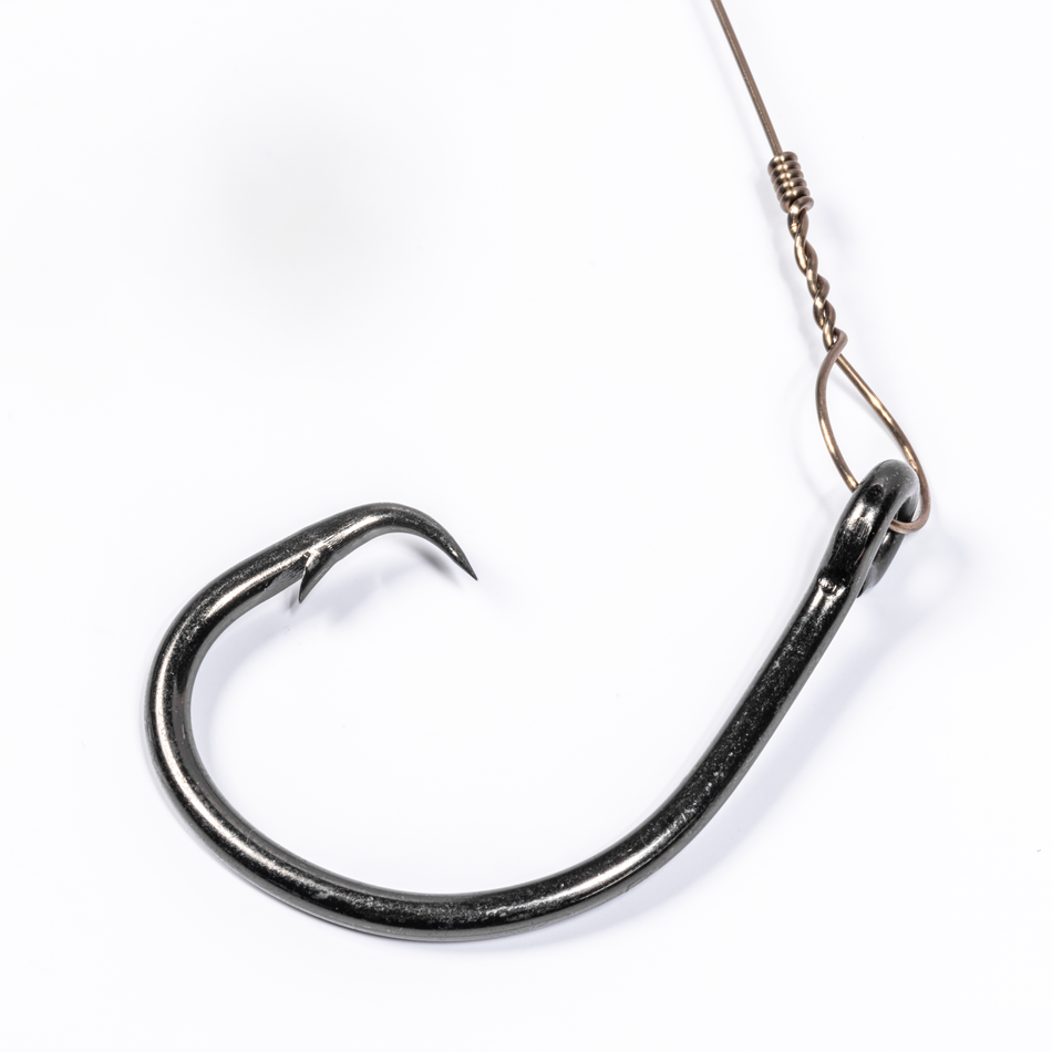 BlacktipH Mustad Surf Fishing Shark Rig with 11/0 Mustad 39950NP Hook