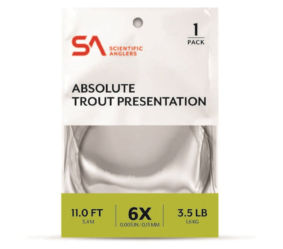 Absolute Trout Leader 7.5 Ft 6 X - Get Tight Gear