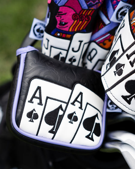 Ace of Spades - Mallet Putter Cover - Get Tight Gear