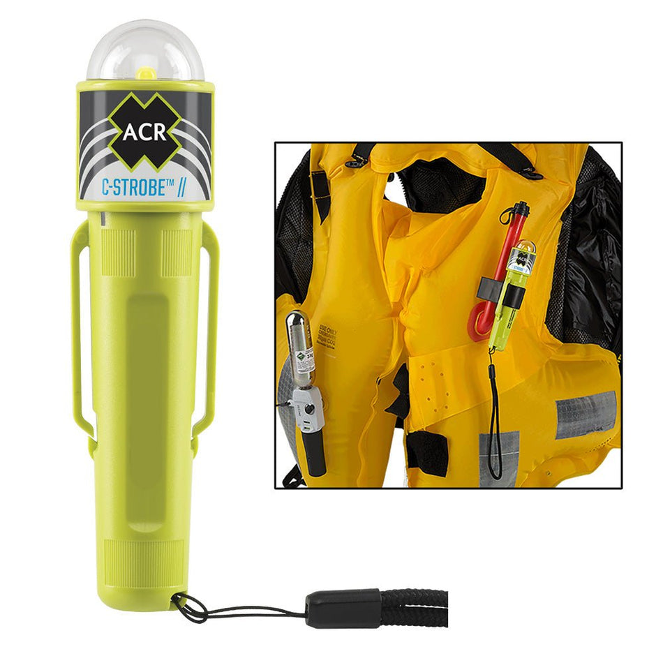 ACR C - Strobe LED Light Jacket Emergency Signal, USCG, SOLAS (Batteries Not Included) - Get Tight Gear