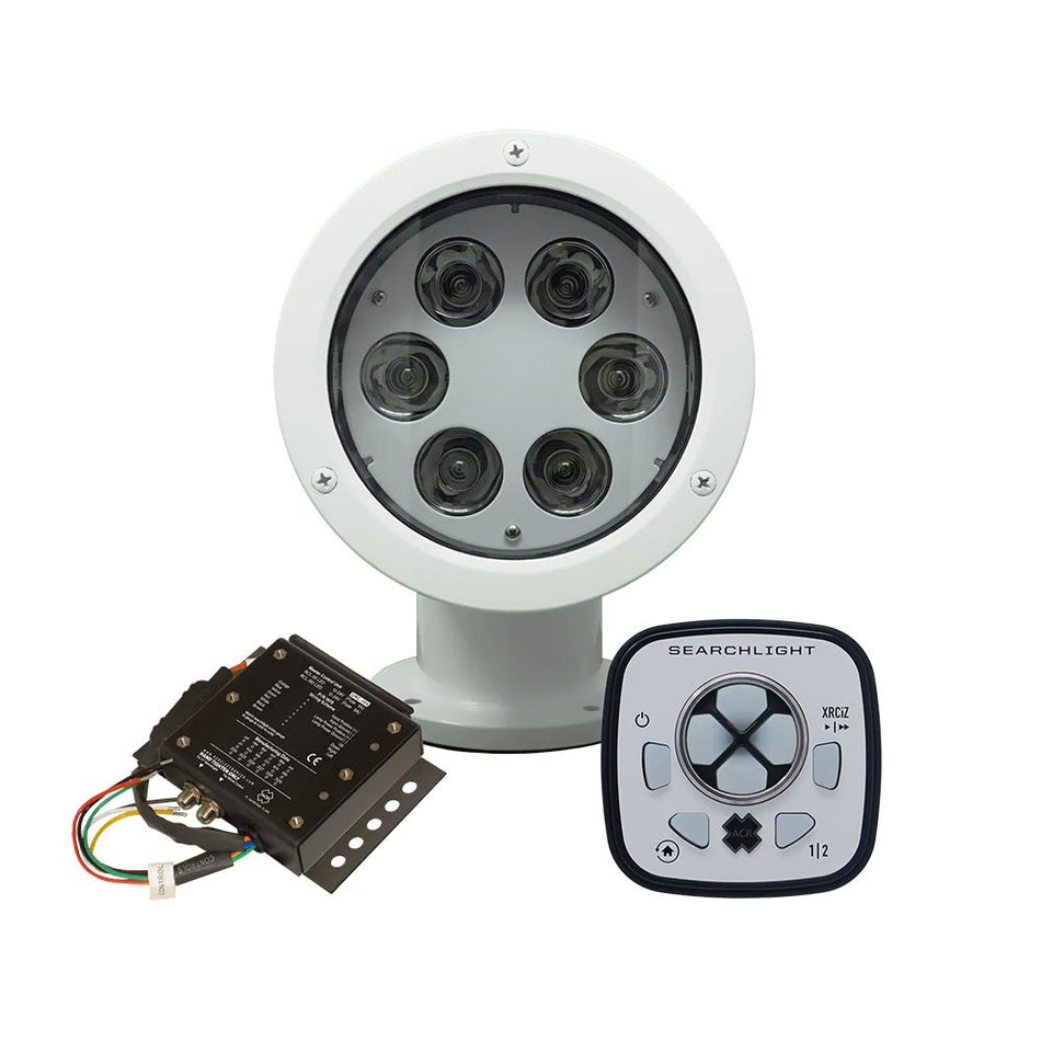 ACR RCL - 50 LED White Searchlight w/URP - 103 Wired Point Pad & URC - 104 Master Controller - Get Tight Gear