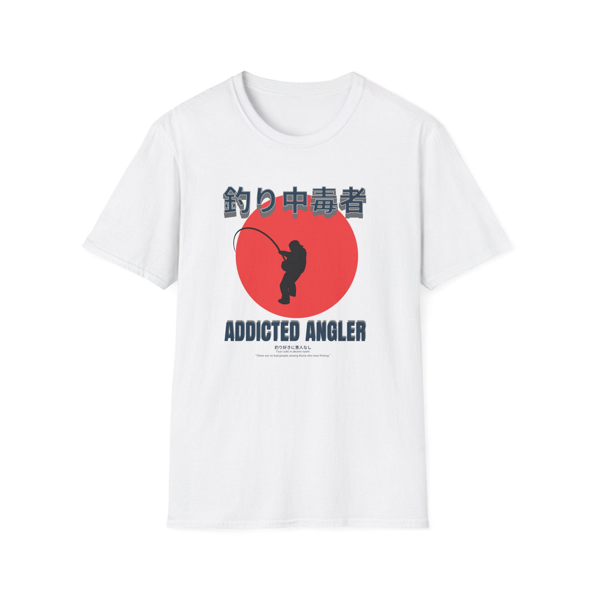 Addicted Angler Unisex Softstyle T-Shirt – Perfect Gift for Fishing Enthusiasts - Get Tight Gear