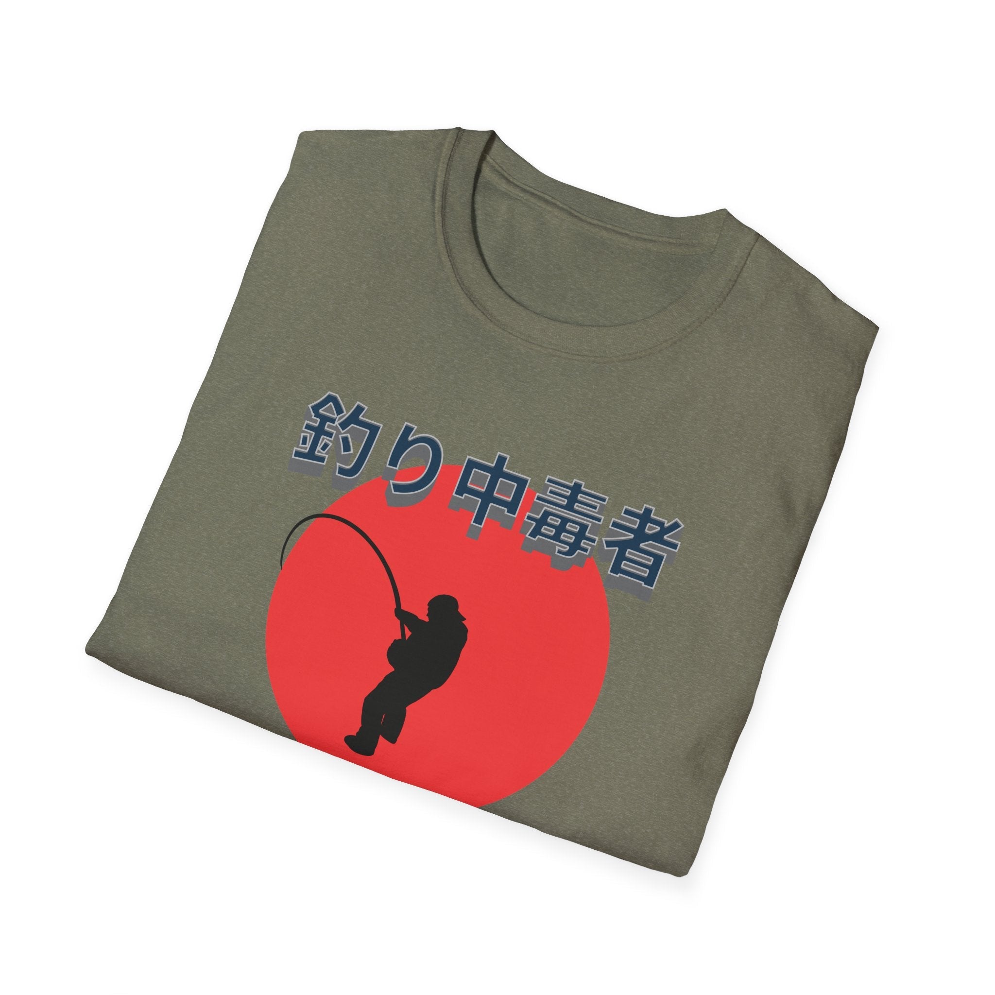 Addicted Angler Unisex Softstyle T-Shirt – Perfect Gift for Fishing Enthusiasts - Get Tight Gear