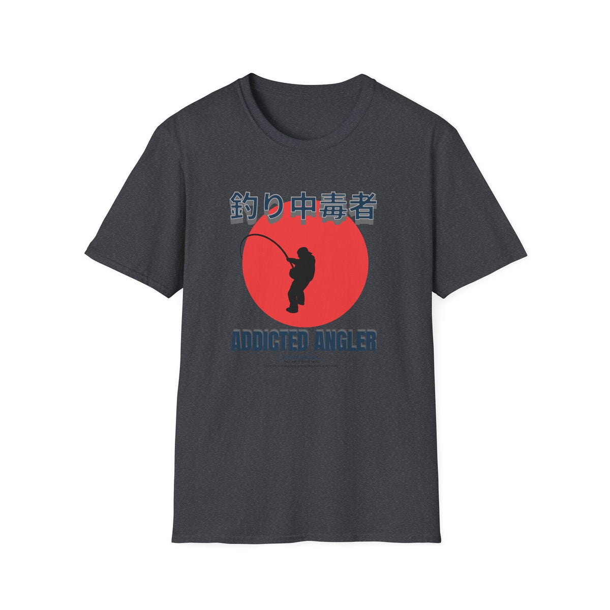 Addicted Angler Unisex Softstyle T-Shirt – Perfect Gift for Fishing Enthusiasts - Get Tight Gear