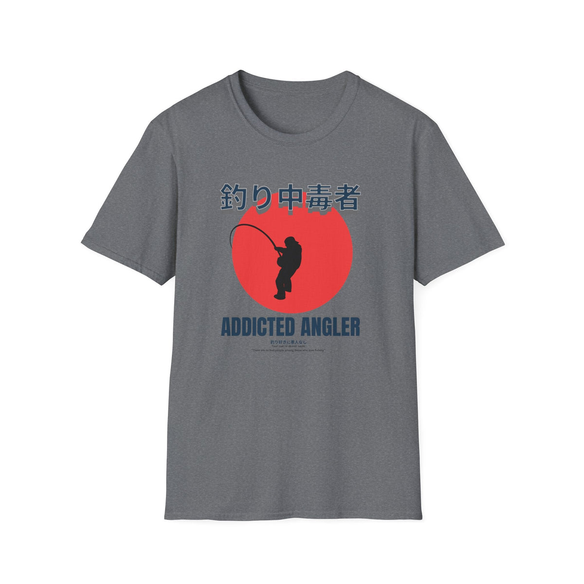 Addicted Angler Unisex Softstyle T-Shirt – Perfect Gift for Fishing Enthusiasts - Get Tight Gear