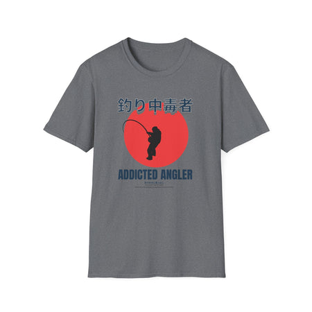 Addicted Angler Unisex Softstyle T-Shirt – Perfect Gift for Fishing Enthusiasts - Get Tight Gear