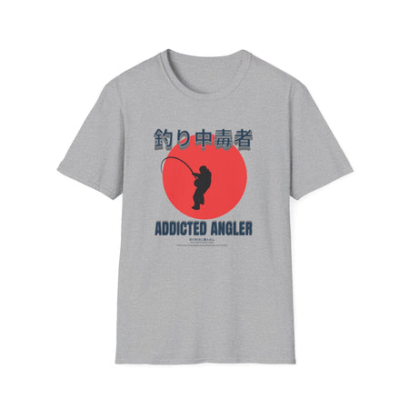 Addicted Angler Unisex Softstyle T-Shirt – Perfect Gift for Fishing Enthusiasts - Get Tight Gear