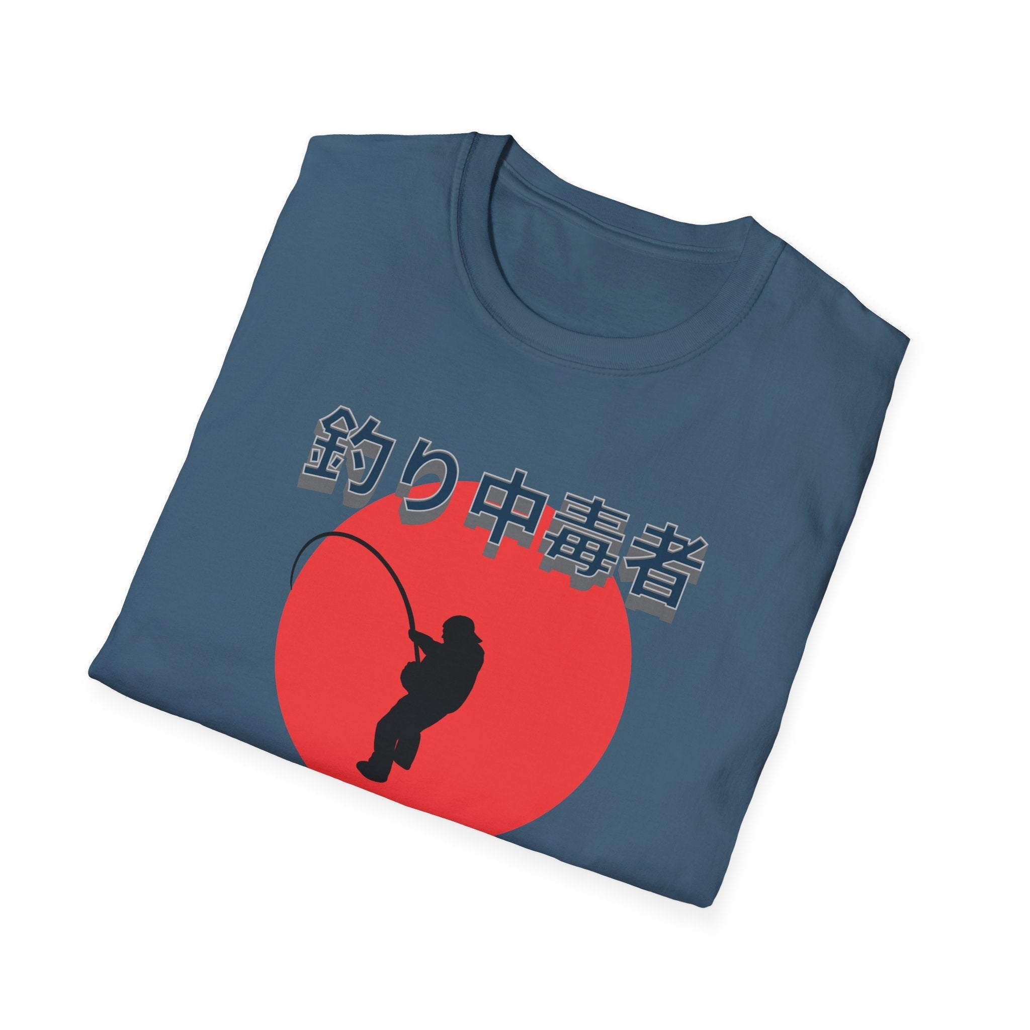 Addicted Angler Unisex Softstyle T-Shirt – Perfect Gift for Fishing Enthusiasts - Get Tight Gear