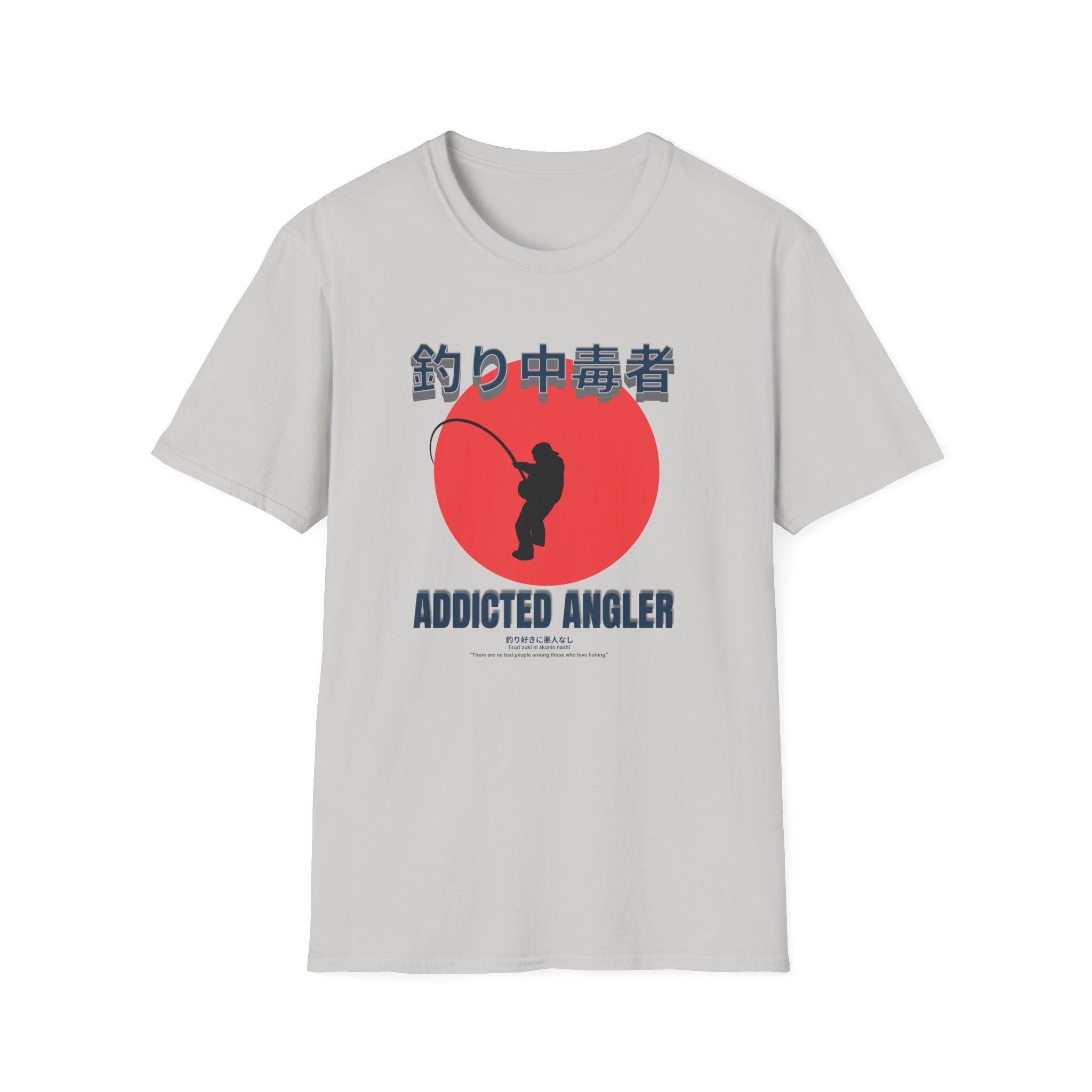 Addicted Angler Unisex Softstyle T-Shirt – Perfect Gift for Fishing Enthusiasts - Get Tight Gear
