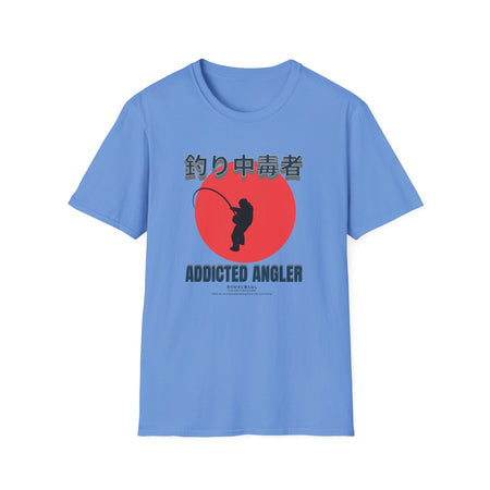Addicted Angler Unisex Softstyle T-Shirt – Perfect Gift for Fishing Enthusiasts - Get Tight Gear