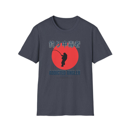 Addicted Angler Unisex Softstyle T-Shirt – Perfect Gift for Fishing Enthusiasts - Get Tight Gear