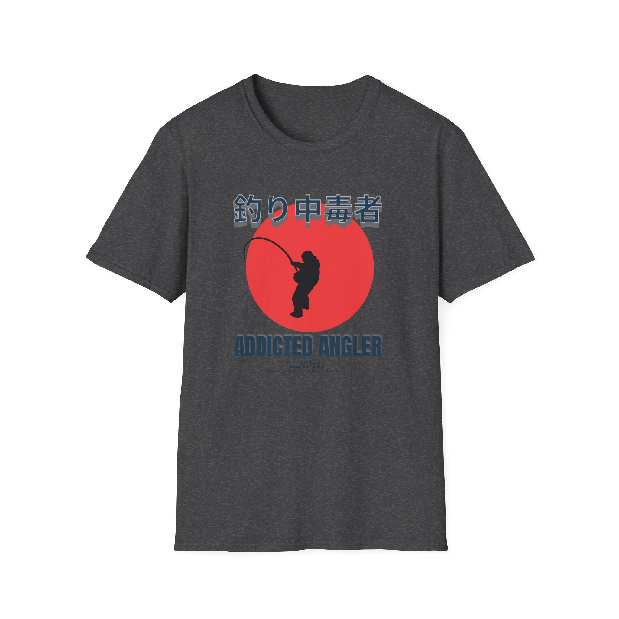 Addicted Angler Unisex Softstyle T-Shirt – Perfect Gift for Fishing Enthusiasts - Get Tight Gear