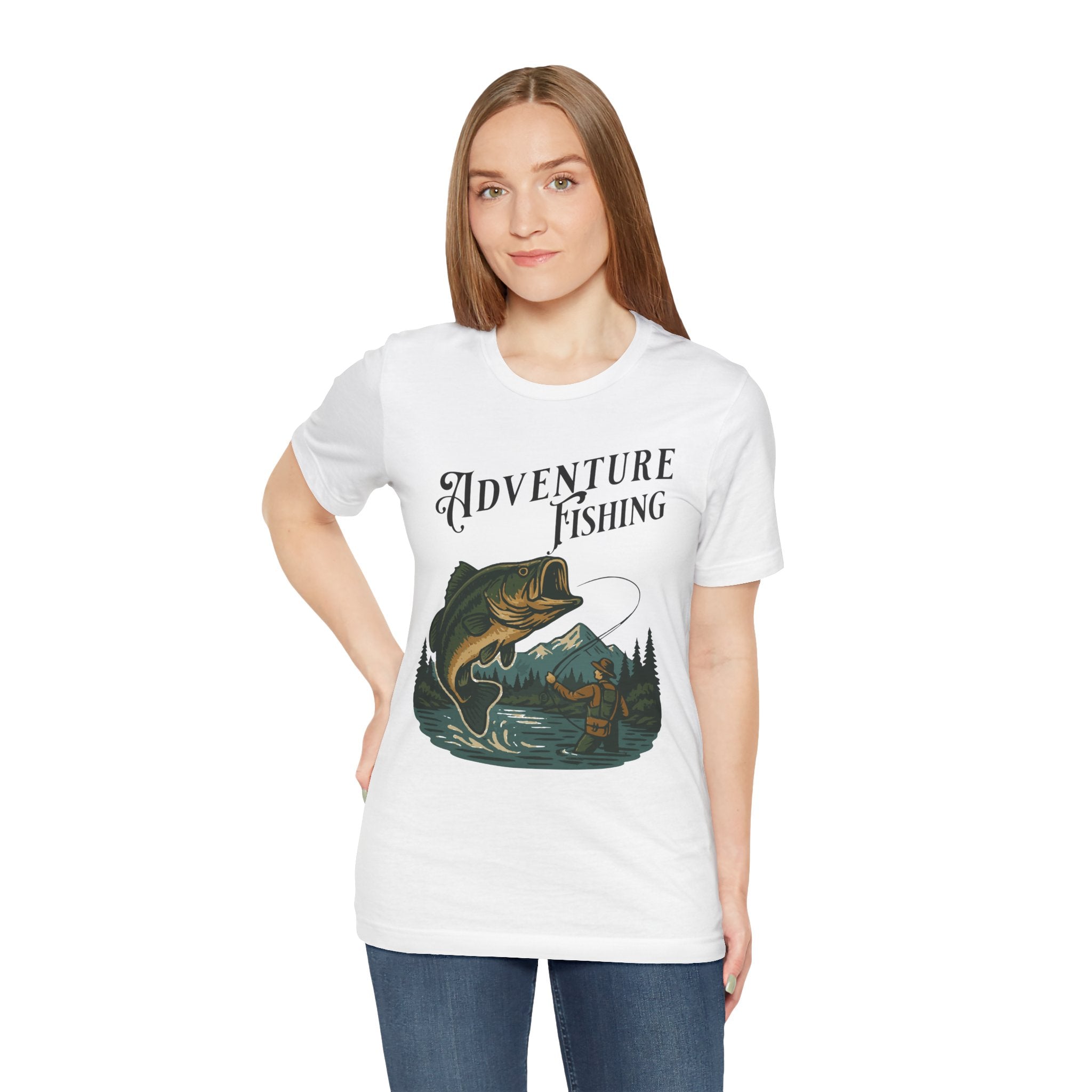 Adventure Fishing Unisex Jersey Tee - Perfect for Outdoor Enthusiasts - Get Tight Gear