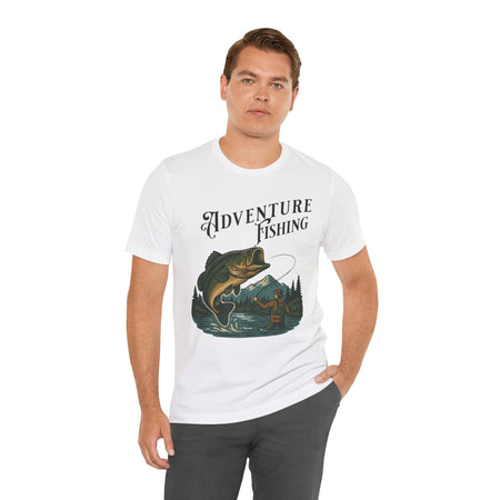 Adventure Fishing Unisex Jersey Tee - Perfect for Outdoor Enthusiasts - Get Tight Gear
