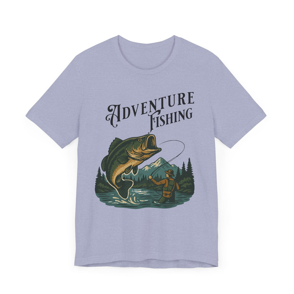 Adventure Fishing Unisex Jersey Tee - Perfect for Outdoor Enthusiasts - Get Tight Gear