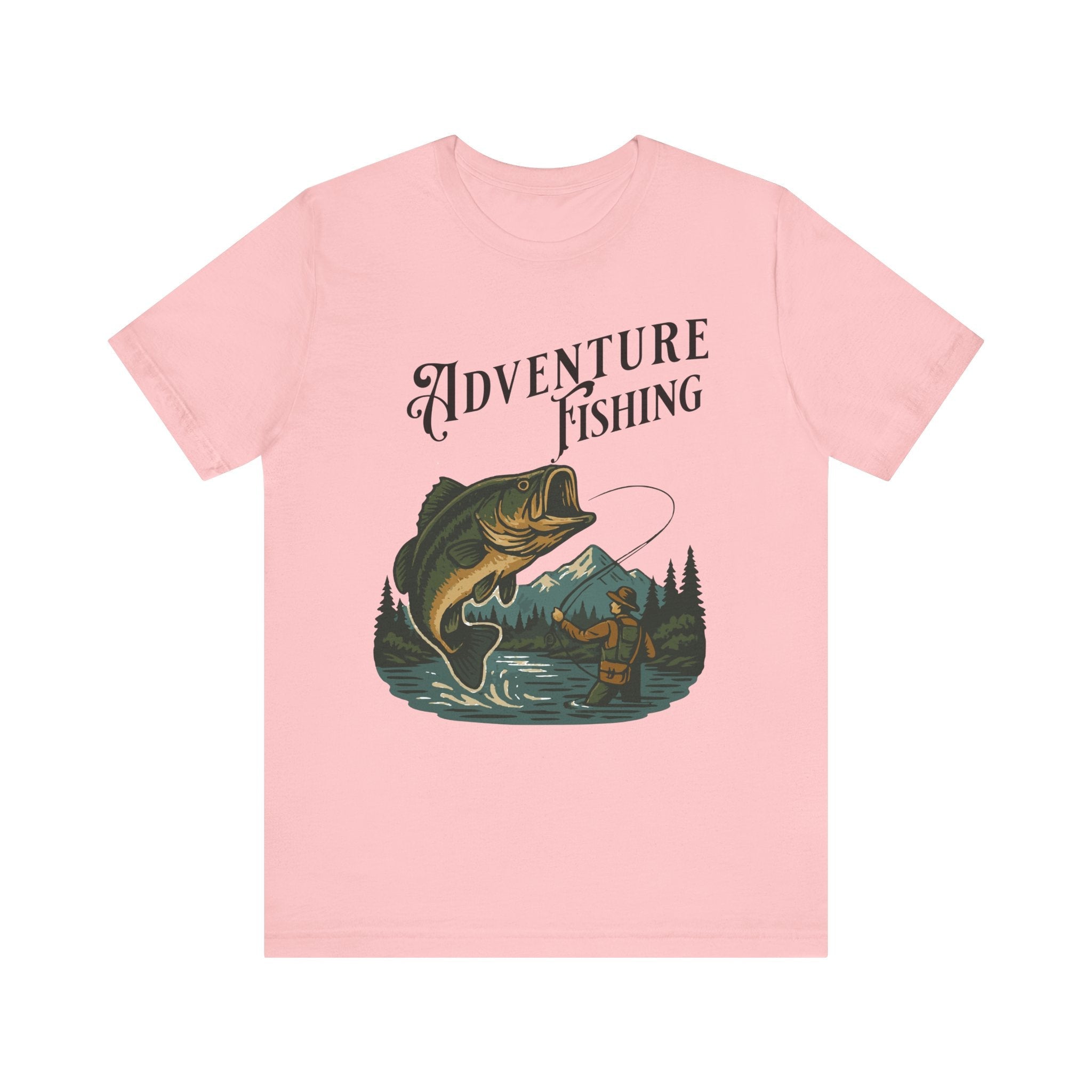 Adventure Fishing Unisex Jersey Tee - Perfect for Outdoor Enthusiasts - Get Tight Gear