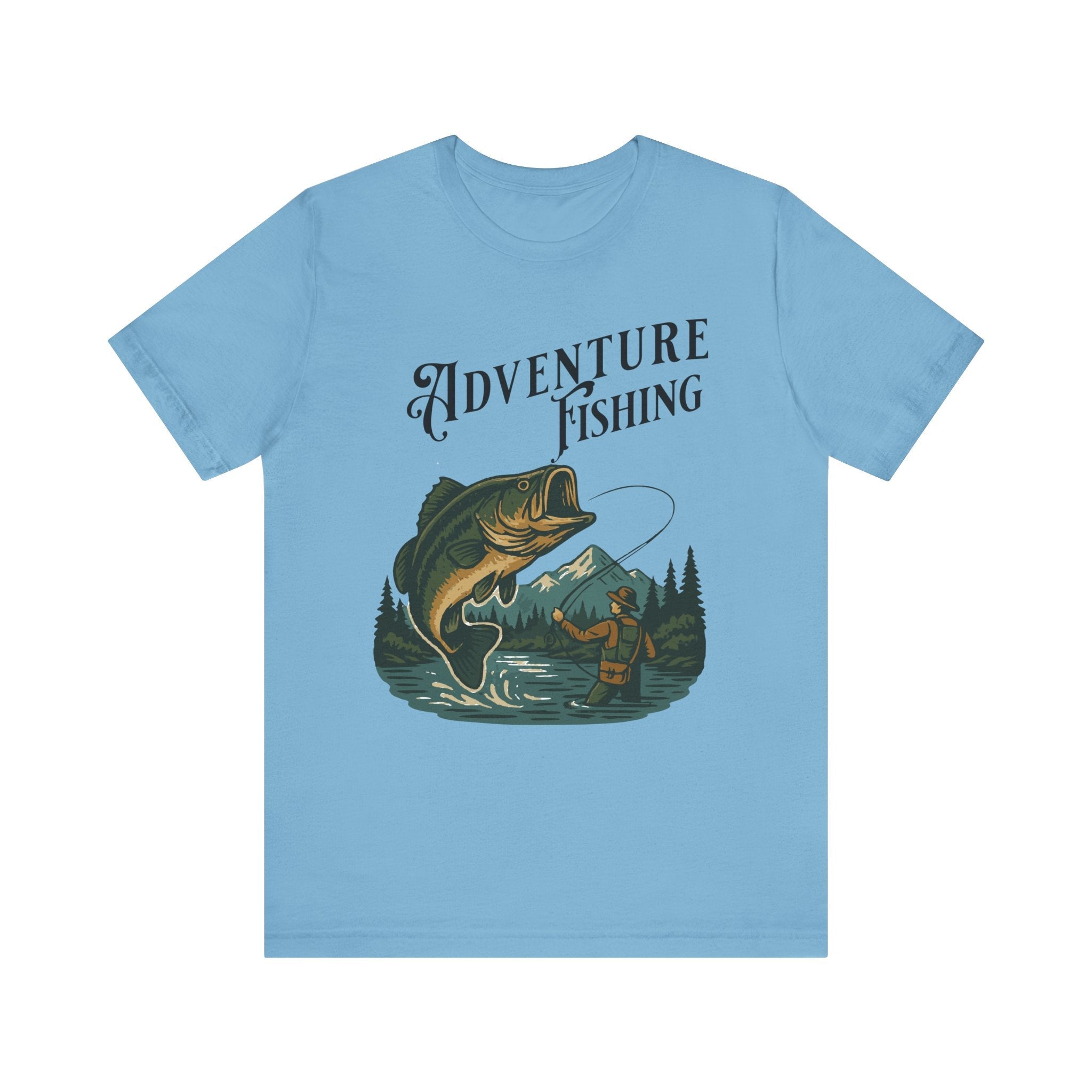 Adventure Fishing Unisex Jersey Tee - Perfect for Outdoor Enthusiasts - Get Tight Gear
