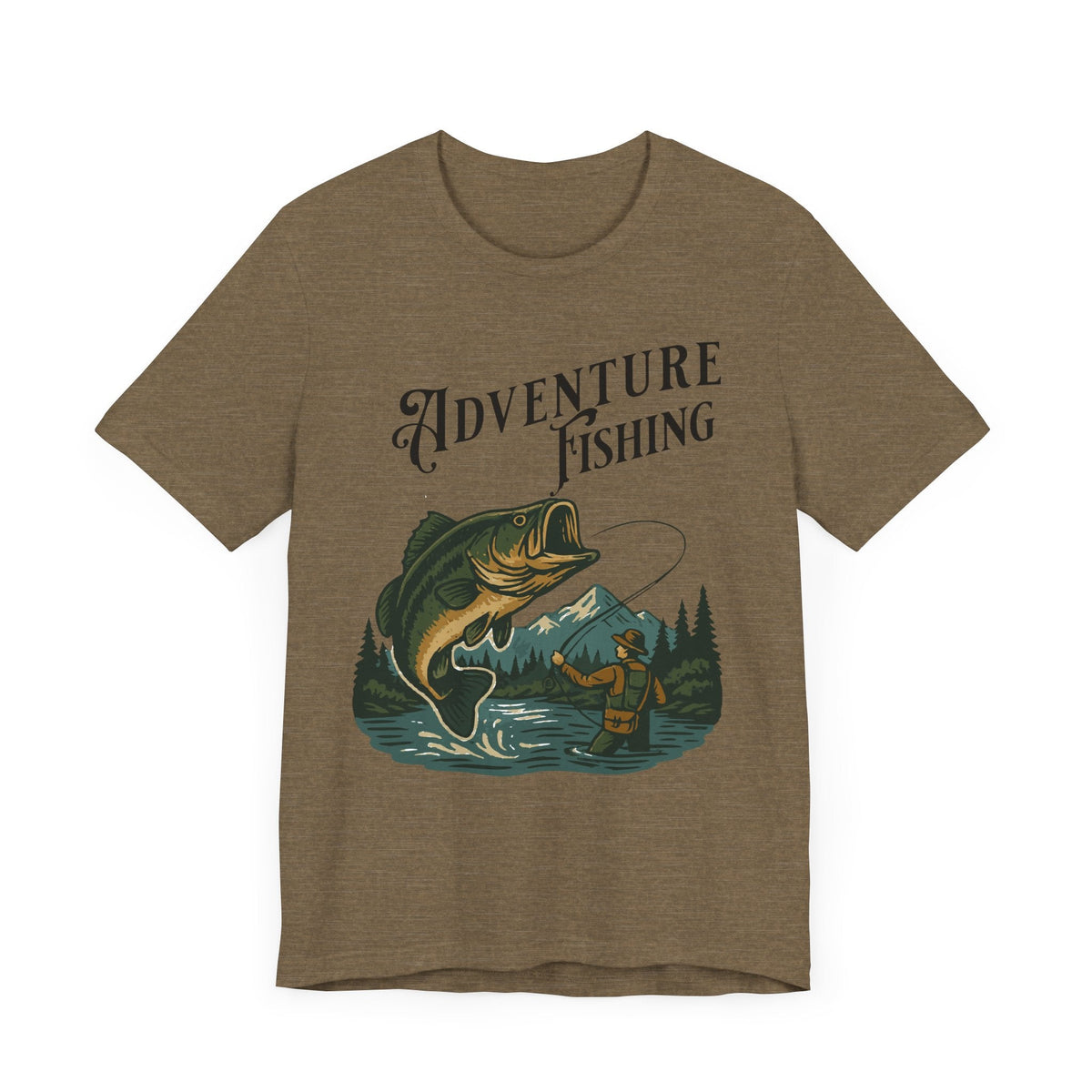 Adventure Fishing Unisex Jersey Tee - Perfect for Outdoor Enthusiasts - Get Tight Gear