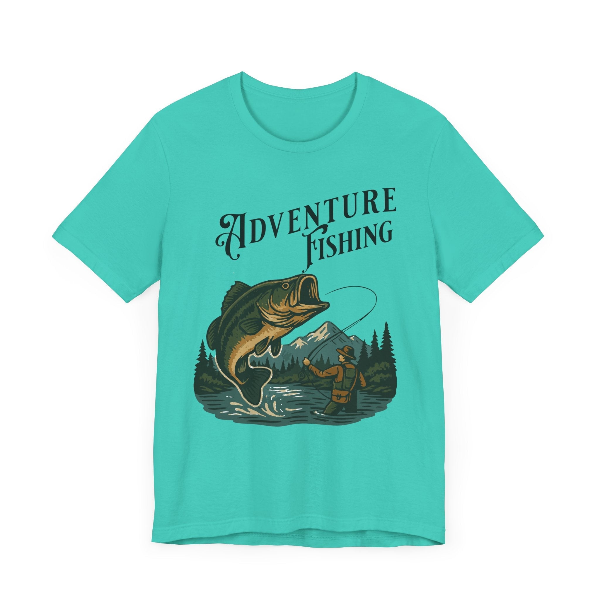 Adventure Fishing Unisex Jersey Tee - Perfect for Outdoor Enthusiasts - Get Tight Gear