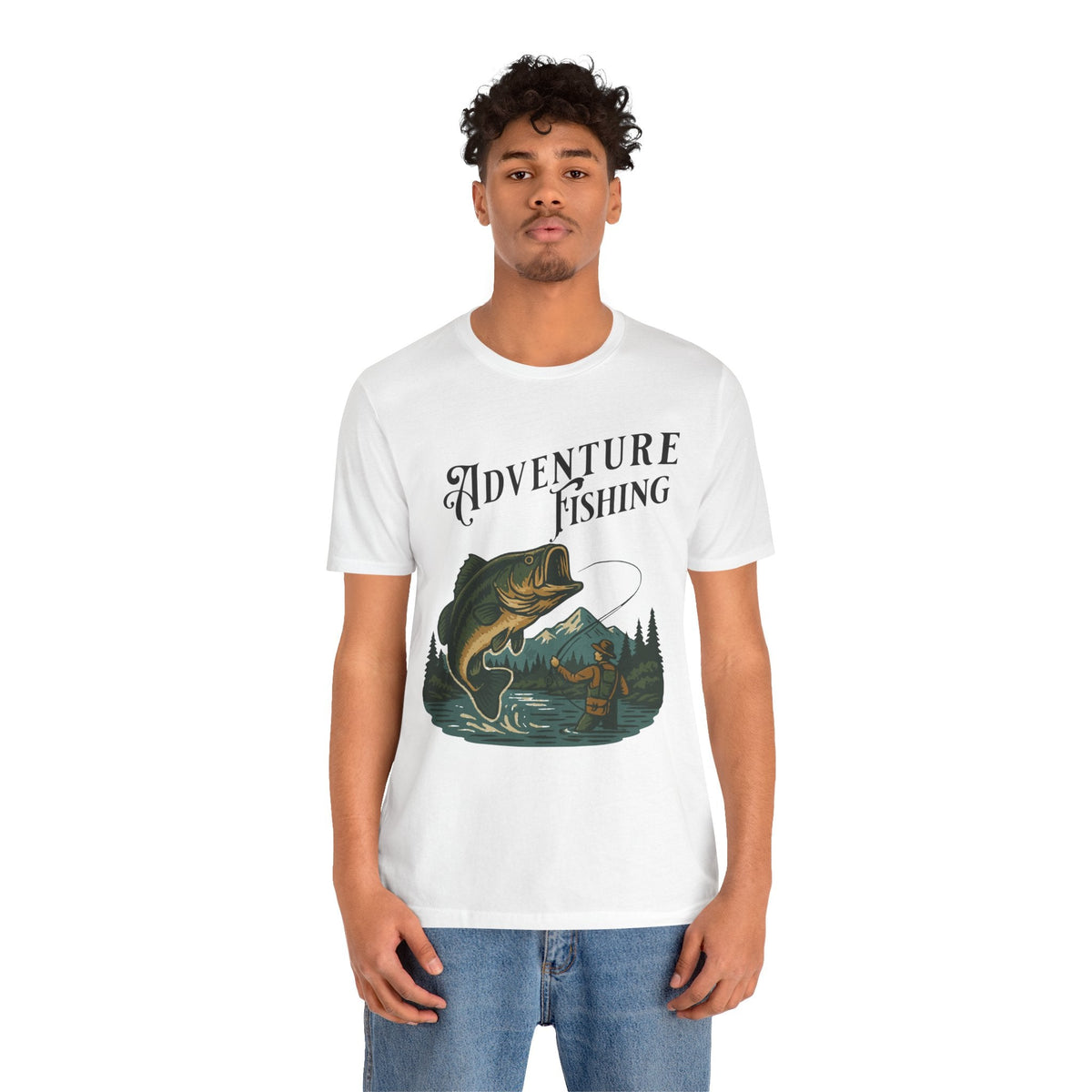 Adventure Fishing Unisex Jersey Tee - Perfect for Outdoor Enthusiasts - Get Tight Gear