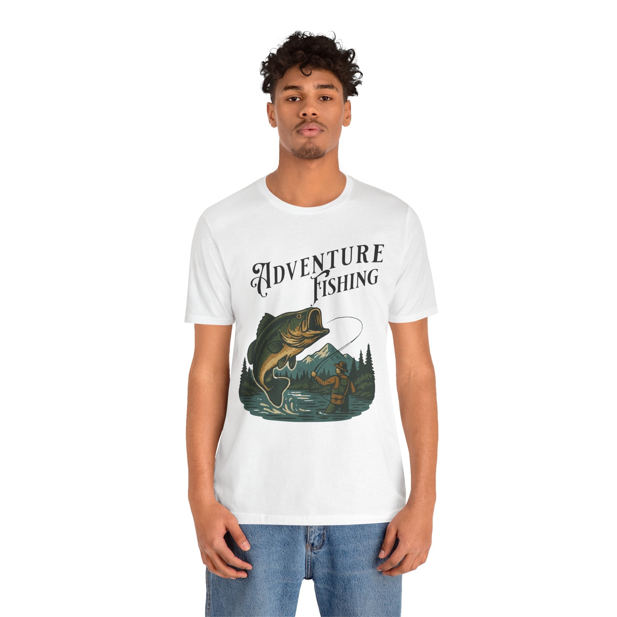 Adventure Fishing Unisex Jersey Tee - Perfect for Outdoor Enthusiasts - Get Tight Gear