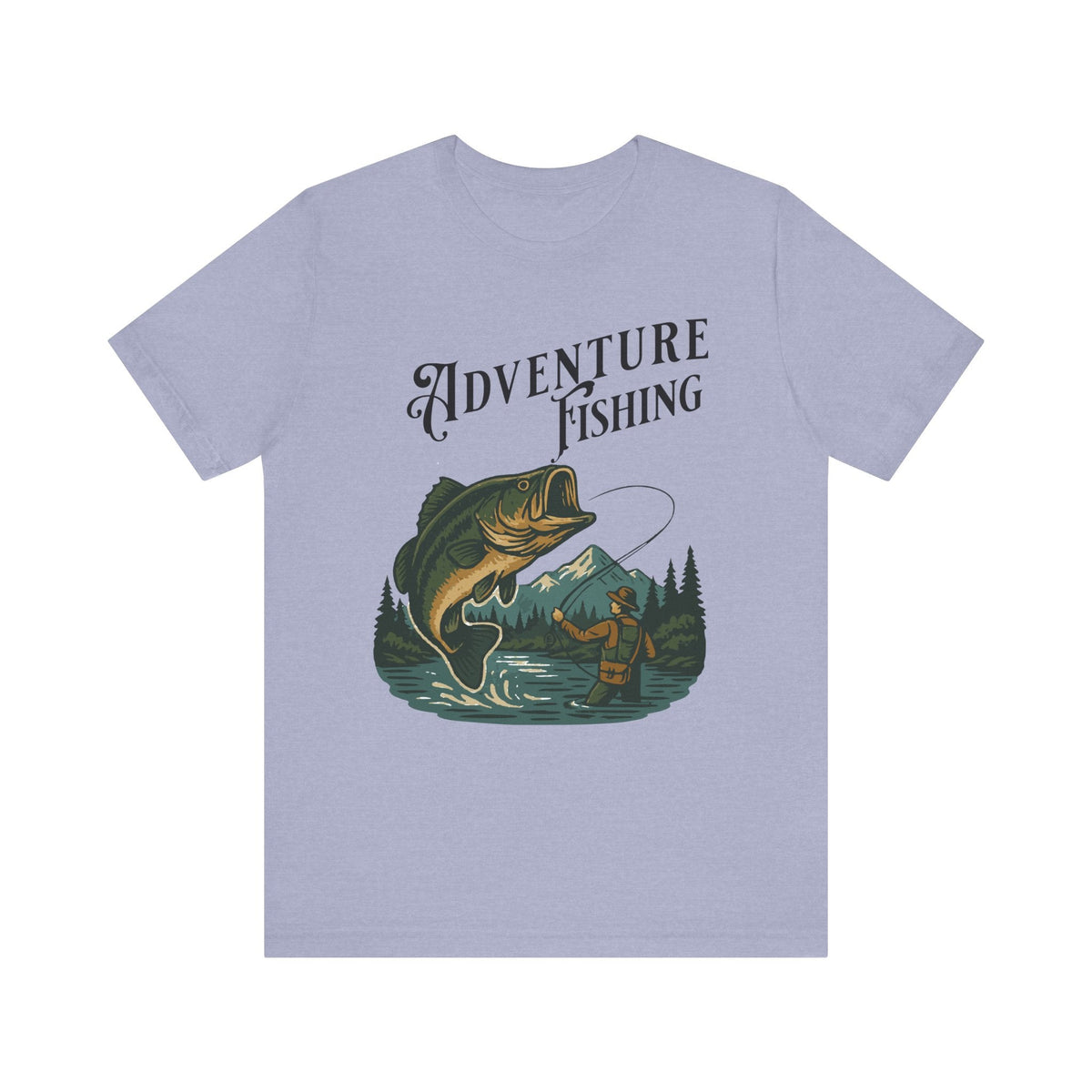 Adventure Fishing Unisex Jersey Tee - Perfect for Outdoor Enthusiasts - Get Tight Gear