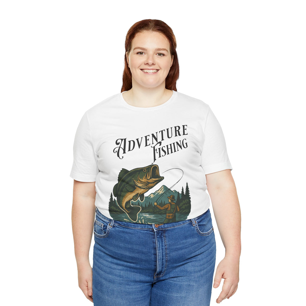 Adventure Fishing Unisex Jersey Tee - Perfect for Outdoor Enthusiasts - Get Tight Gear