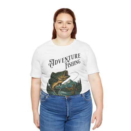 Adventure Fishing Unisex Jersey Tee - Perfect for Outdoor Enthusiasts - Get Tight Gear