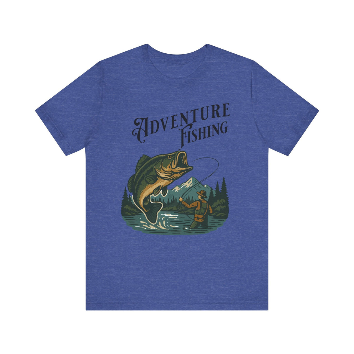 Adventure Fishing Unisex Jersey Tee - Perfect for Outdoor Enthusiasts - Get Tight Gear