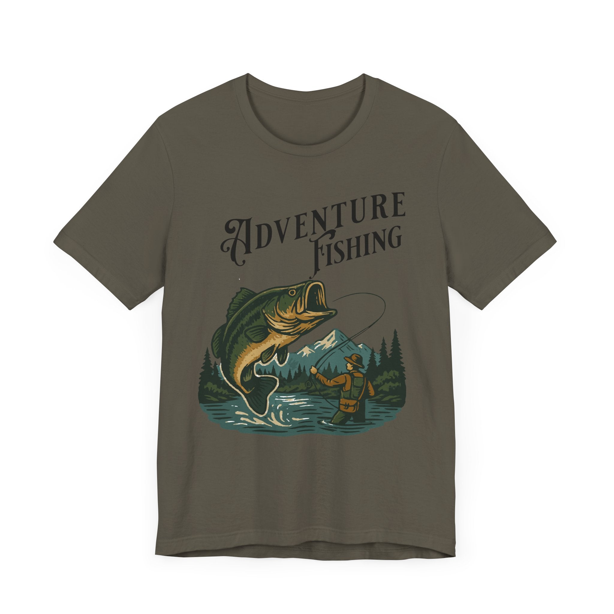 Adventure Fishing Unisex Jersey Tee - Perfect for Outdoor Enthusiasts - Get Tight Gear
