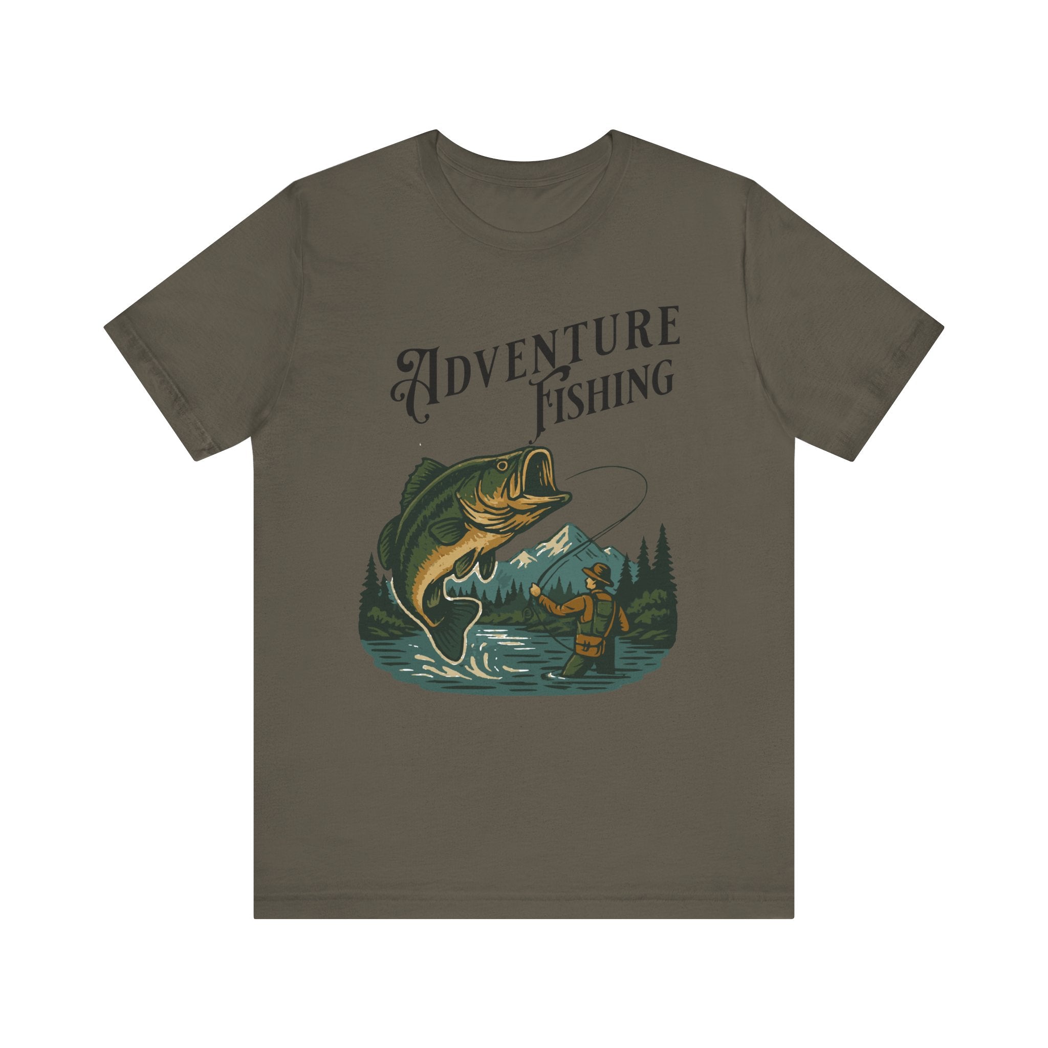 Adventure Fishing Unisex Jersey Tee - Perfect for Outdoor Enthusiasts - Get Tight Gear