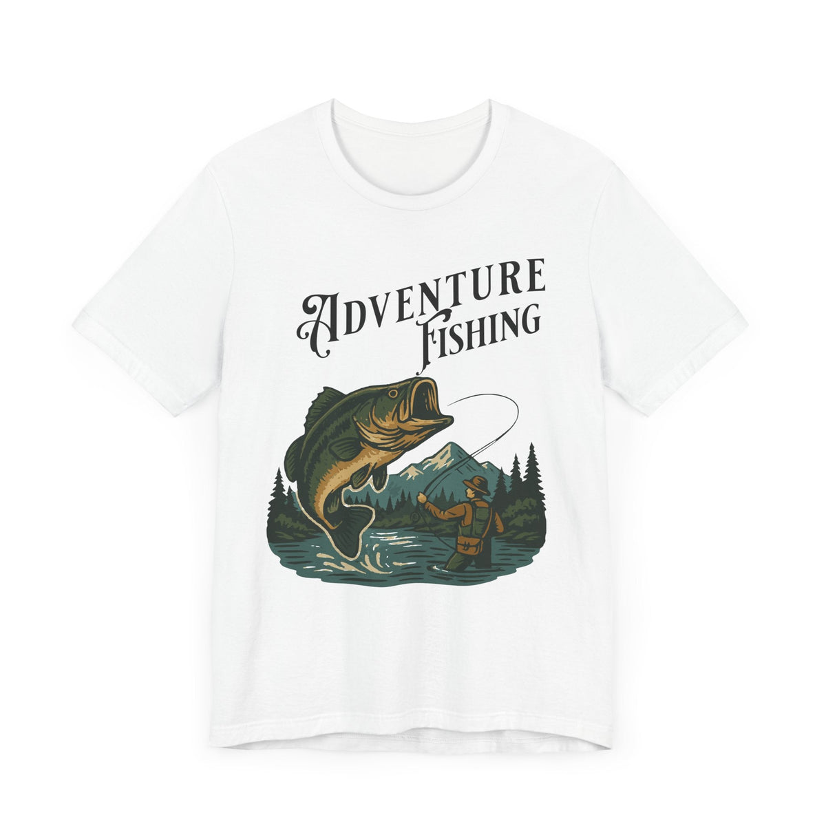 Adventure Fishing Unisex Jersey Tee - Perfect for Outdoor Enthusiasts - Get Tight Gear