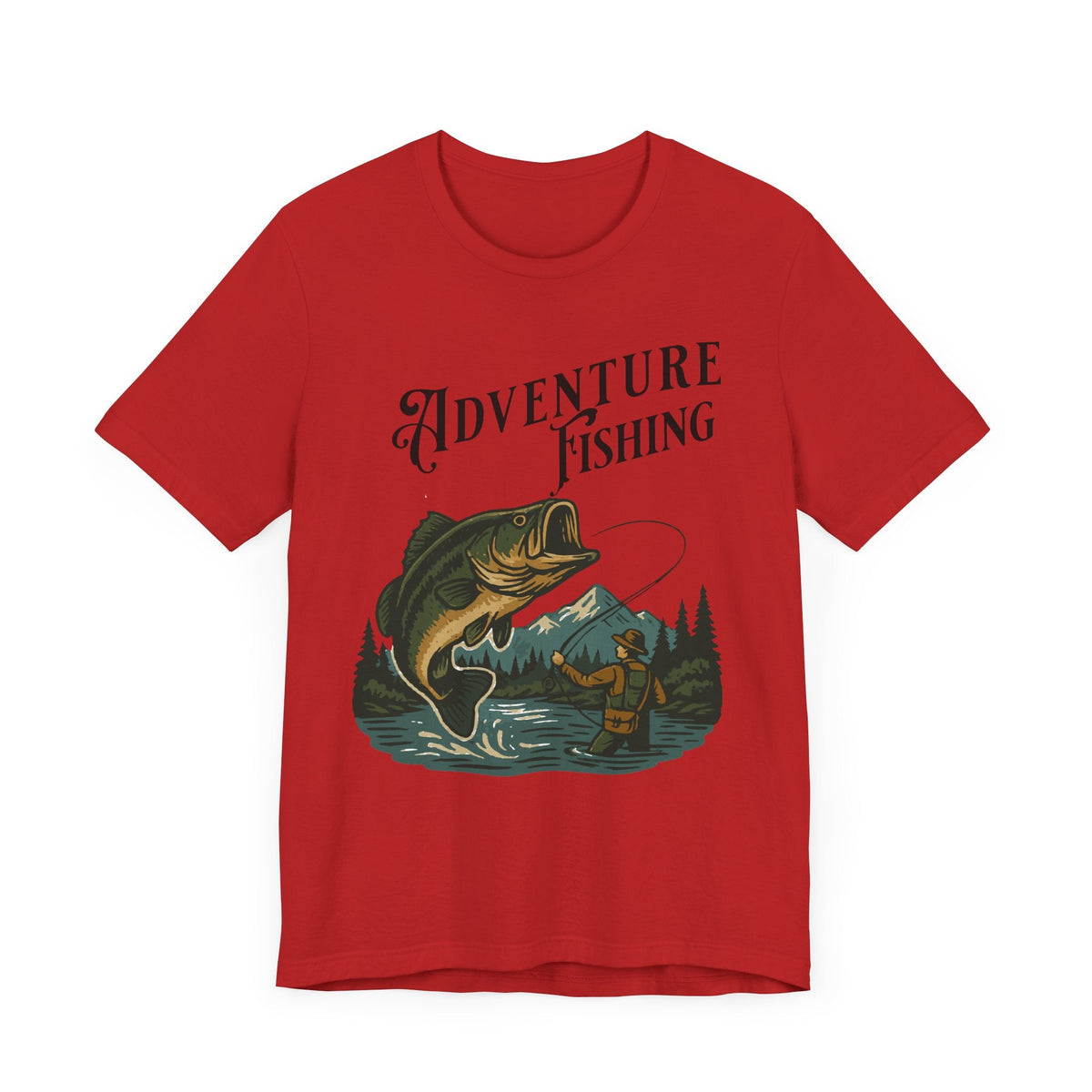 Adventure Fishing Unisex Jersey Tee - Perfect for Outdoor Enthusiasts - Get Tight Gear