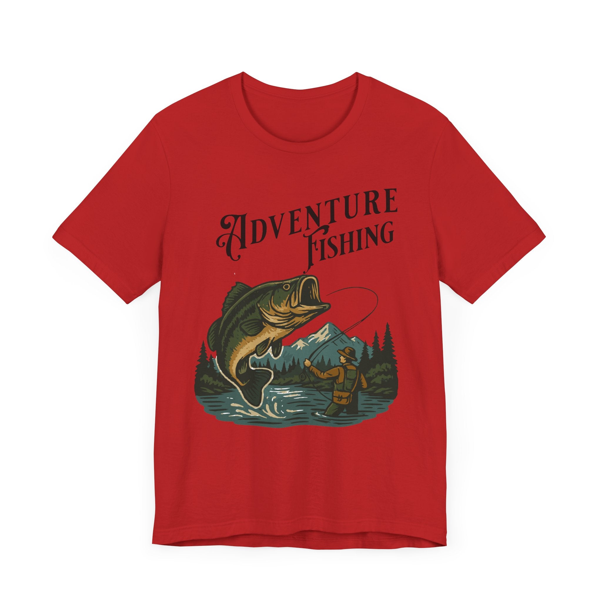 Adventure Fishing Unisex Jersey Tee - Perfect for Outdoor Enthusiasts - Get Tight Gear